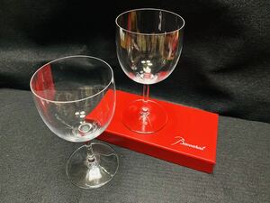 BACCRAT baccarat バカラ ワイングラス 2客セット クリスタルガラス ブランデー