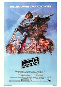 US版ポスター『スター・ウォーズ エピソード5/帝国の逆襲』（Star Wars: Episode V The Empire Strikes Back）スタイルB