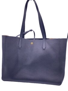 TORY BURCH◆トートバッグ/-/BLK/無地/10010539