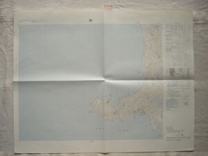 【地図】 廻 1：25,000 昭和59年発行/ 長崎 対馬島 下県 豊玉町 浅茅湾 大口瀬戸 佐保浦 貝口浦 黒島 フカリ浦 椎島 黒島 九州 国土地理院