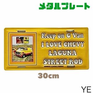 HIPPY VAN METAL PLATE 70