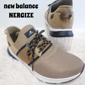 new balance ニューバランス NERGIZE エナジャイズ スニーカー 靴 24.5cm レディース ブラウン 