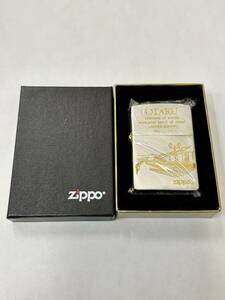 #3714B【現状保管品】ZIPPO ジッポー OTARU 小樽 限定 シリアル№付 ライター ゴールド シルバーカラーコンビ 喫煙具 