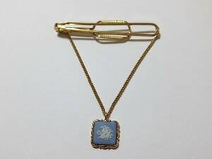 Stratton ストラットン タイチェーン タイピン WEDGWOOD ウェッジウッド dragon motif Tie chain tie pin