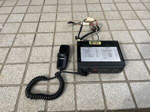 横浜市発 パトライト サイレンアンプ PATLITE 電子サイレンアンプ SAP-500FBVZ マイク SDM-07 中古動作品