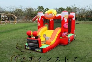 新品! ビニールプール 滑り台 プール すべり台 滑り台 自動車 プレゼント キッズ 子供 トランポリン 大型遊具 エアー遊具 350×220×230cm