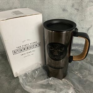 新品未使用 アメリカ　陶器製 タンブラー 12oz 354ml STARBUCKS シアトル スターバックス ファーストストア 1号店 個人宛は支店どめ 2