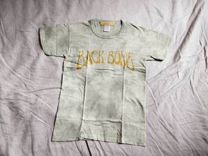 新品 19SS BACK BONE バックボーン Bengara Dyed S/S T-shirts タイダイ染め ロゴプリント オーガニックコットン Tシャツ マスタード M ●5