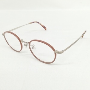 JINS CLASSIC Acetate＆Metal LMF-18S-179CU メガネ 眼鏡 サングラス 46口21-141 ブラウン系 レディース