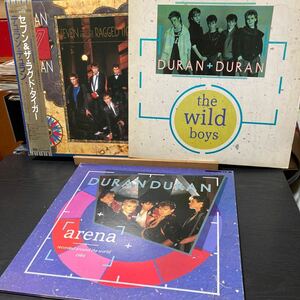 DURAN DURAN LP レコード 3枚セット Seven & Ragged Tiger /The Wild Boys/arena 洋楽 