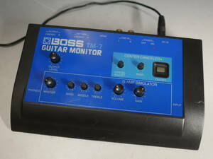 ◆BOSS【TM-7】GUITAR MONITOR アンプシミュレーター USED品 ボス ギターモニター