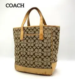 COACH コーチ　シグネチャー　トートバッグ　A4大容量　ブランド　オシャレ