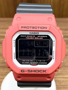 CASIO カシオ G-SHOCK ジーショック GW-M5610RB 電波ソーラー デジタル ラバーバンド 腕時計