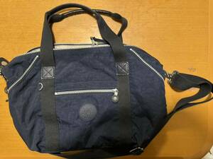 浦0702 ボストンバッグ ショルダーバッグ レスポートサック kipling　美品