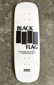 【おまけ付き】BLACK FLAG "US TOUR 2019 SKATEBOARD" ブラックフラッグ　スケートデッキ　SST RECORDS CRUZ RECORDS 