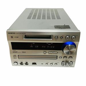 【動作未確認】ONKYO オンキョー CD/MD/USBチューナーアンプシステム FR-N7SX