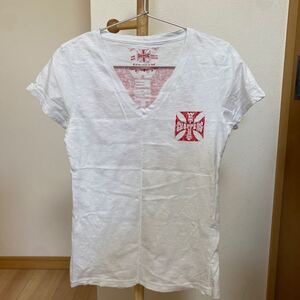 Tシャツ 半袖 Vネック レディース Mサイズ