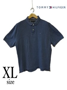 ［USED］Tシャツ トミーヒルフィガー TOMMY HILFIGER スレートグレイ XL 203-0243