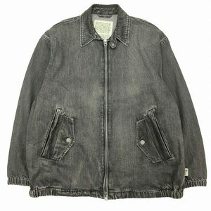 美品 17AW ビームス エスエスズィー BEAMS SSZ SURF＆SK8 ビッグ デニム ジャケット スイングトップ ジップアップ ブルゾン 11-18-3706-791