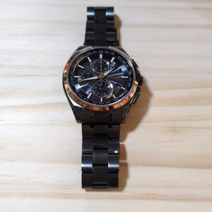 腕時計 CITIZEN シチズン AT8046-51E/H804-T024131 アテッサ 100周年記念モデル ソーラー電波 メンズクロノグラフ 使用少 