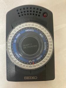 動作確認◎ SEIKO QUARTZ METRONOME セイコー クオーツ メトロノーム