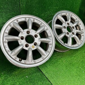 15×6.5j 5h ＋47 114.3 SSR スピードスター ワタナベ RS EIGHT TYPE C 希少 旧車 アルミ ホイール 15 インチ in 5穴 pcd 2本 菅15-363