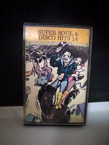 Ｔ5825　カセットテープ　SUPER SOUL & DISCO HITS 14