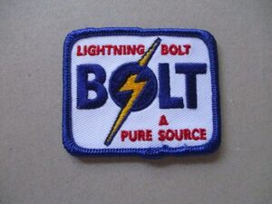 ライトニングボルトLIGHTNING BOLTサーフィンSURFビンテージ刺繍ワッペン/非売品サーフSK8ハワイ海HAWAIIパッチPATCHESアップリケ V184