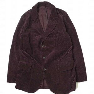 ANATOMICA アナトミカ フランス製 CAVALIER - LIGHT ENGLISH CORDUROY キャバリエ コーデュロイ3Bジャケット 48 WINE テーラード g8796