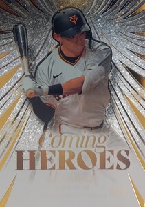 読売ジャイアンツ　萩尾匡也　インサート 【50枚限定】Coming HEROES　2024BBM 2nd　　　　　　　　　　　　　　　　　　/ プロ野球　巨人