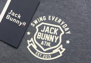 ◆Jack Bunny◆ジャックバニー◆長袖モックシャツ◆4◆ブルーグレー系