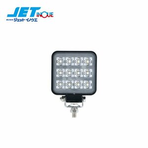 ジェットイノウエ LEDワークランプ 角型 12W 3インチ WL-34 12V/24V 共用 1個入り