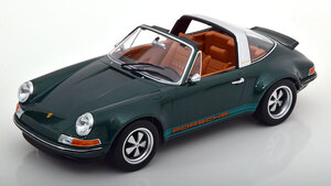 KK scale 1/18 Porsche Singer 911 Targa　グリーンメタリック 　ダイキャスト製　ポルシェ