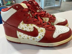 2003 NIKE DUNK HIGH PRO SB SUPREME US10.5 307385-161