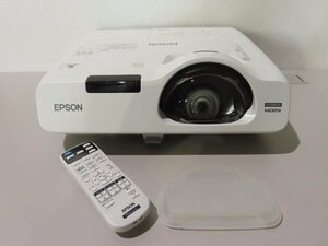 【大阪発】【EPSON】プロジェクター ☆EB-535W☆ ランプ時間:高744H,低23H ☆レンズカバー付き☆動作確認済み☆ (6394）