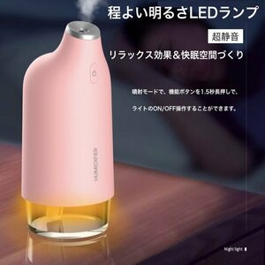 【ホワイト】加湿器 超音波 スチーム式 おしゃれ ぞうちゃん 卓上 小型USB 空焚き防止 大容量 コンパクト LED 在宅ワーク