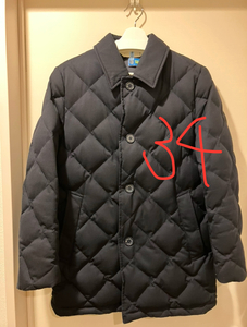 【中古】NAVY 34 / MACKINTOSH EDIFICE ダウンコート ダウンジャケット / LOROPIANA マッキントッシュ down jacket 