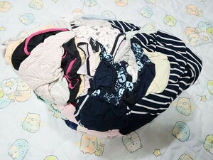 A4【リメイク用・処分品】お下がり品　大量　まとめ　女の子　女児　女子　私服等　詰め合わせ　130〜160サイズ程度（A4〜A6同梱不可）