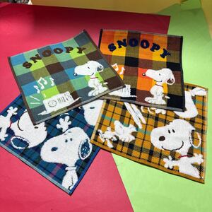 SNOOPY タオルハンカチ　４枚セット　No.2