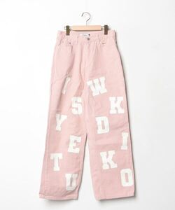 「WaiKei」 デニムパンツ MEDIUM ピンク レディース