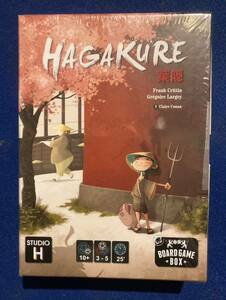 葉隠 Hagakure　日本語訳付き　トリックテイキング　ゲームマーケット2020秋　数奇ゲームズ