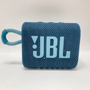 【UD2284KM】JBL GO3 Bluetoothスピーカー USB type C ポータブルスピーカー ブルーカラー 音響機器 ブルートゥース ※動作確認済