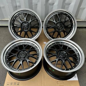 訳有 新品 クラウン スカイライン フーガ アルファード ヴェルファイア 深リム 【フロント】19x8.5【リア】19x9.5 19インチ ホイールのみ