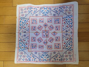 【トリコロール】レアカラー　クッキー　ビンテージ　バンダナ　vintage bandana①