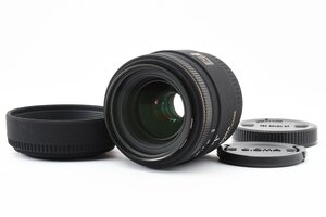 Sigma EX 50mm f/2.8 DG Macro Canon EFマウント [美品] レンズフード フィルター 前後キャップ付き マクロレンズ フルサイズ対応