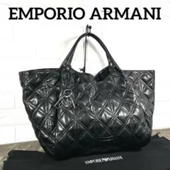 《美品✨レア》EMPORIO ARMANI キルティングバッグ　黒