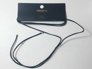 新品 FOREVER21 スタッズレイヤードチョーカー シルバー ブラック ジュエリー ネックレス JEWELRY SILVER BLACK フォーエバー21