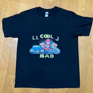 新品　LL COOL J BAD ロックTシャツ/def jam run dmc old skool オールドスクール