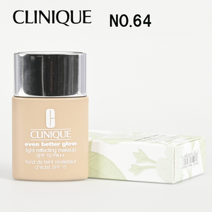 13-49◆CLINIQUE/クリニーク イーブン ベター グロウ メークアップ15(ファンデーション)#64クリームベージュ 30mL日本処方リキッドファンデ