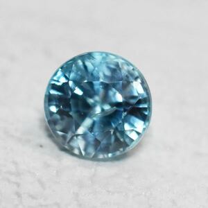 SKR 7 即決　送料無料　ブルージルコン ラウンドファセット 1.150ct　【天然石】